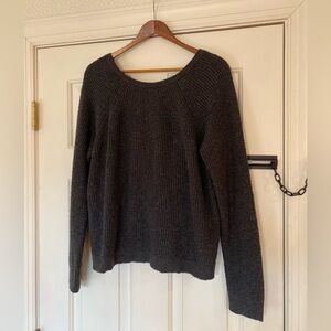 Aerie Open Back Crisscross Sweater